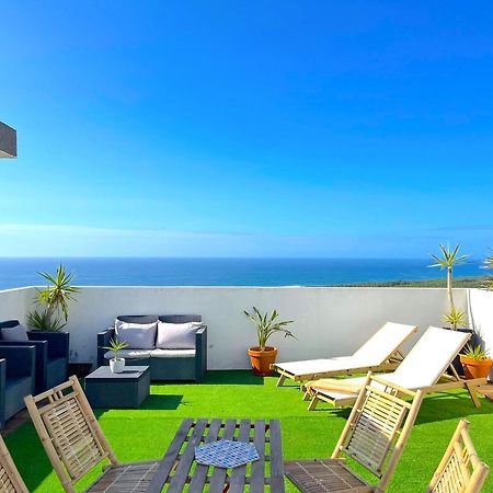Nazaré Ocean Flat - Private Rooftop Terrace BBQ Exterior foto