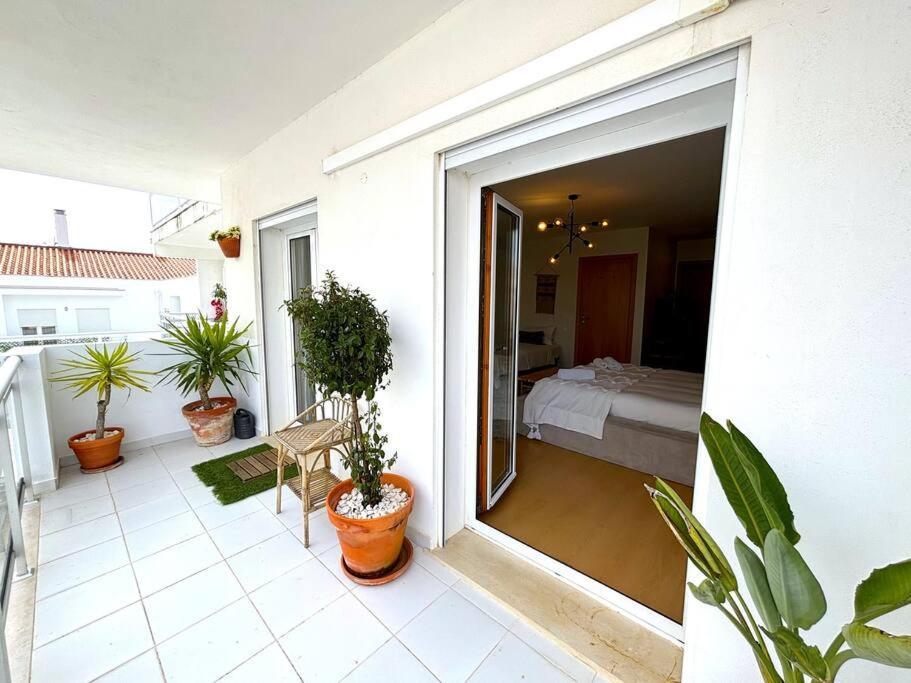 Nazaré Ocean Flat - Private Rooftop Terrace BBQ Exterior foto