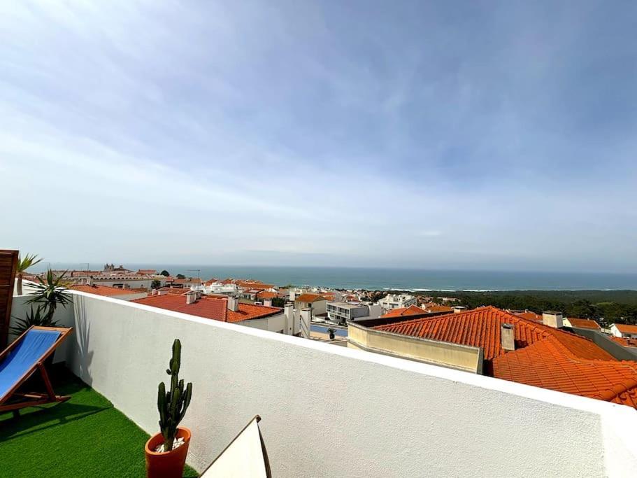 Nazaré Ocean Flat - Private Rooftop Terrace BBQ Exterior foto