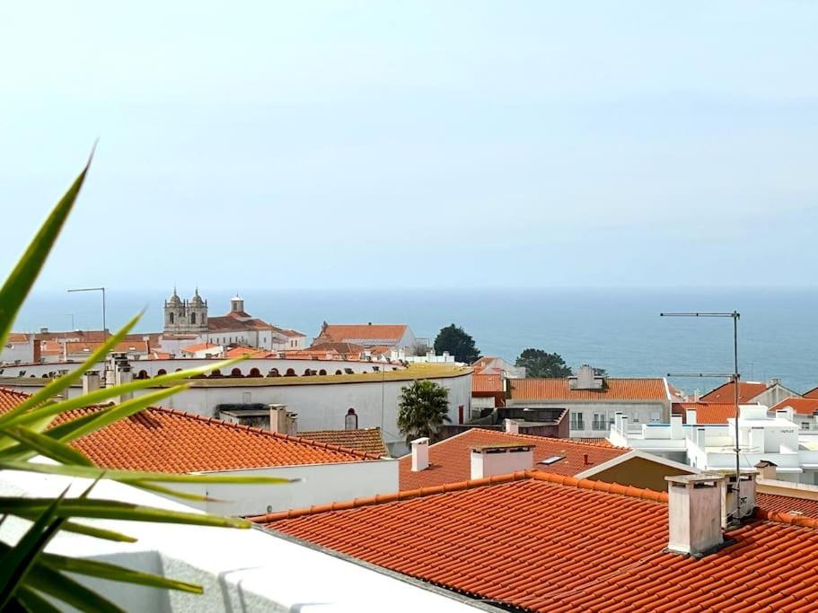 Nazaré Ocean Flat - Private Rooftop Terrace BBQ Exterior foto