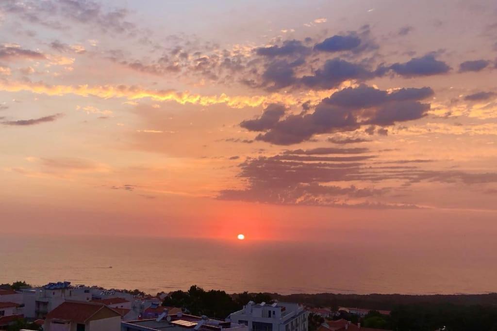 Nazaré Ocean Flat - Private Rooftop Terrace BBQ Exterior foto