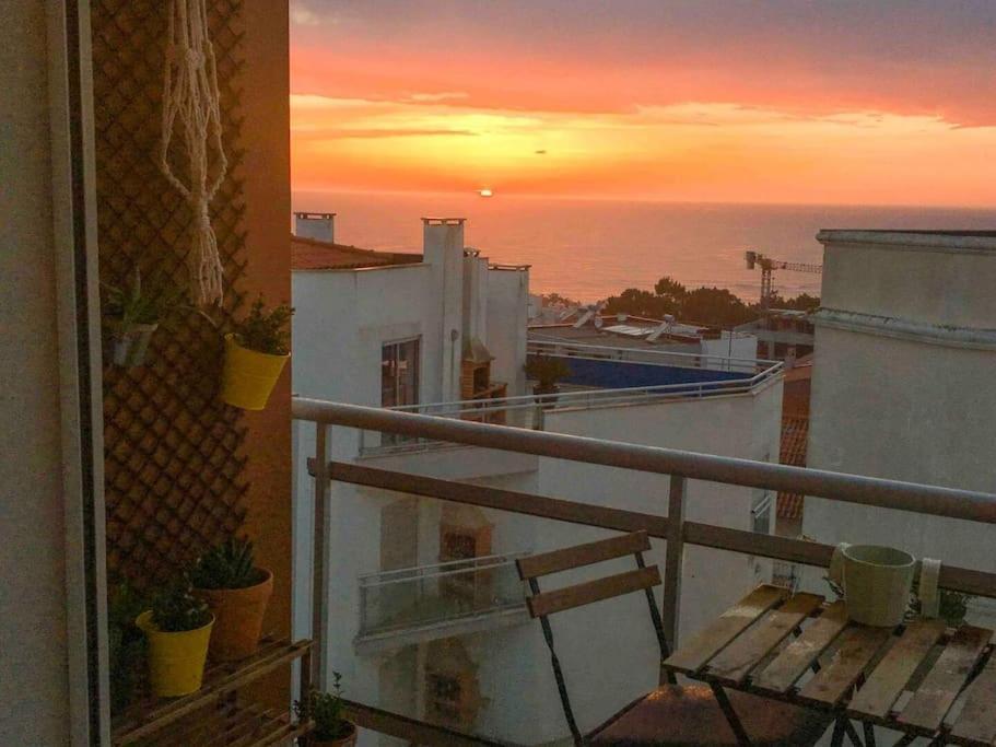 Nazaré Ocean Flat - Private Rooftop Terrace BBQ Exterior foto