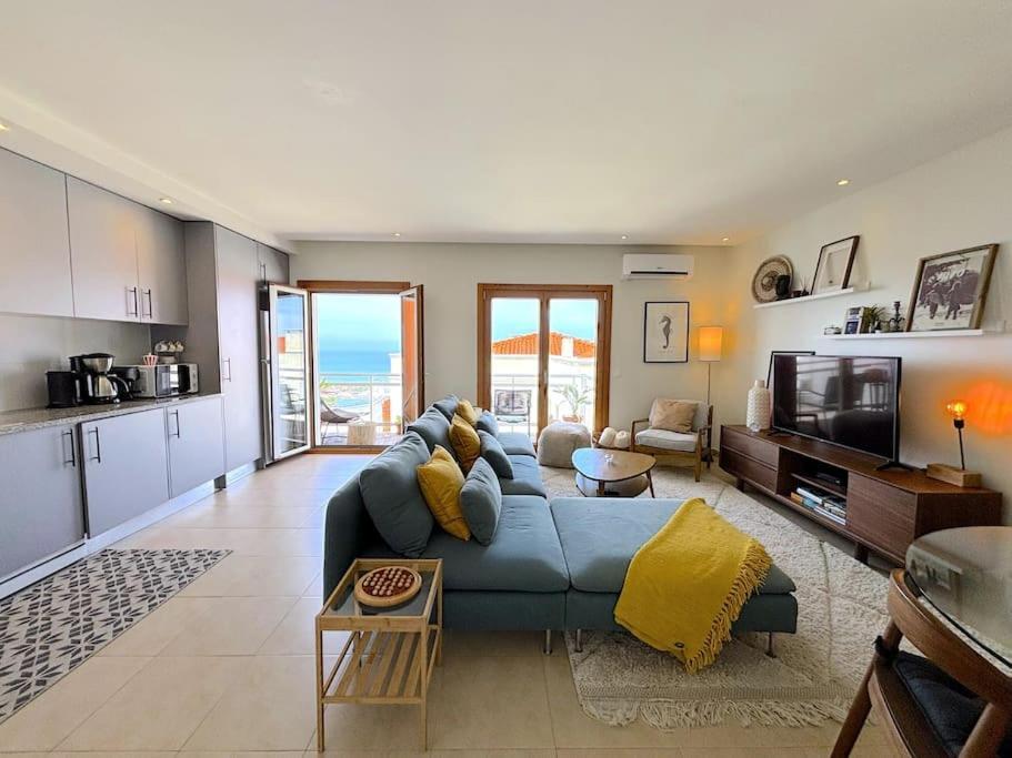 Nazaré Ocean Flat - Private Rooftop Terrace BBQ Exterior foto